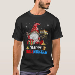 Happy Chrismukkah Gnome Christmas Hanukkah T-Shirt