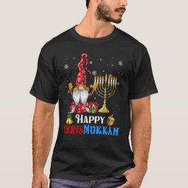 Happy Chrismukkah Gnome Christmas Hanukkah T-Shirt