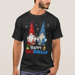 Happy Chrismukkah Gnomes Christmas Hanukkah T-Shirt