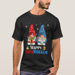 Happy Chrismukkah Gnomes Christmas Hanukkah T-Shirt
