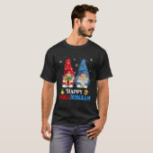 Happy Chrismukkah Gnomes Christmas Hanukkah T-Shirt (Vorne ganz)