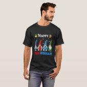 Happy Chrismukkah Gnomes Christmas Hanukkah T-Shirt (Vorne ganz)