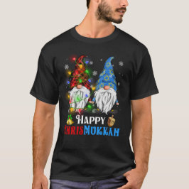 Happy Chrismukkah Gnomes Christmas Hanukkah T-Shirt