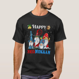 Happy Chrismukkah Gnomes Christmas Hanukkah T-Shirt