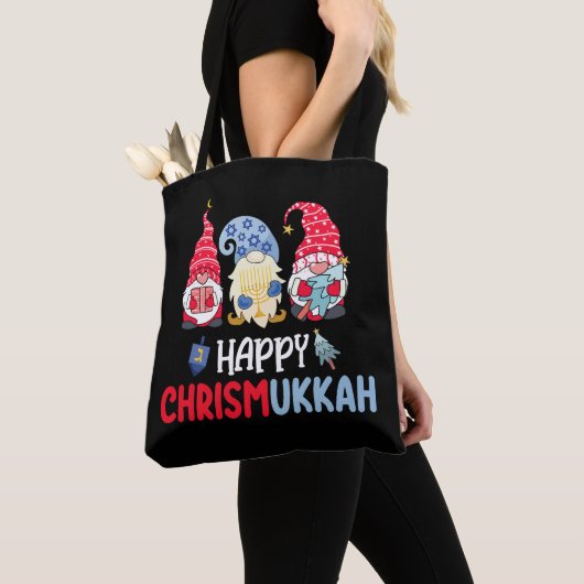 Happy Chrismukkah Gnomes Hanukkah Frohe Weihnachte Tasche (Von Nahem)