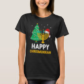 Happy Chrismukkah  Hanukkah And Christmas T-Shirt (Vorderseite)