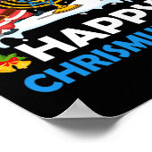 Happy Chrismukkah Hanukkah Fun Merry Christmas Jew Poster (Ecke)