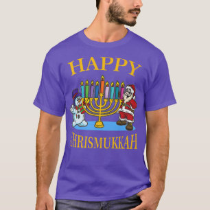 Happy Chrismukkah Hanukkah Weihnachtsfeier T-Shirt