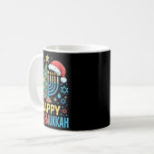 Happy Chrismukkah Holiday Christmas And Hanukkah S Kaffeetasse (Vorderseite Links)
