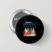 Happy Chrismukkah Jewish Christmas Hanukkah Button (Vorne & Hinten)