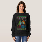 Happy Chrismukkah Jewish Christmas Hanukkah Chanuk Sweatshirt (Vorne ganz)