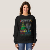 Happy Chrismukkah Jewish Christmas Hanukkah Chanuk Sweatshirt (Vorne ganz)