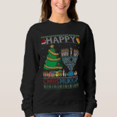 Happy Chrismukkah Jewish Christmas Hanukkah Chanuk Sweatshirt (Vorderseite)
