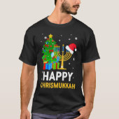 Happy Chrismukkah Jewish Christmas Hanukkah Holida T-Shirt (Vorderseite)