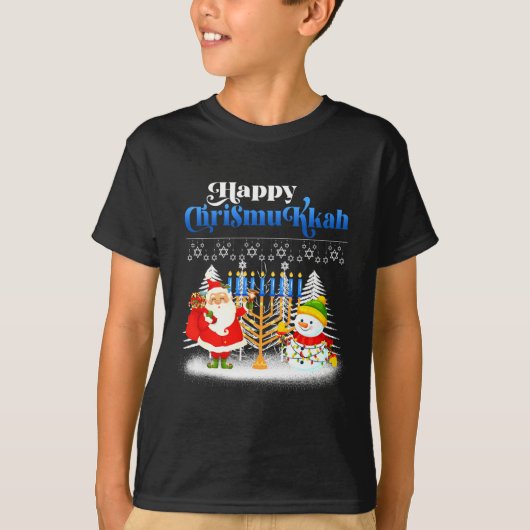 Happy Chrismukkah Jewish Christmas Hanukkah T-Shirt (Vorderseite)