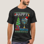 Happy Chrismukkah jüdische Weihnachten Hanukkah Ch T-Shirt<br><div class="desc">Happy Chrismukkah Jüdische Weihnachten Hanukkah Chanukah 1</div>