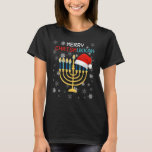 Happy Chrismukkah-jüdische Weihnachten Hanukkah Ch T-Shirt<br><div class="desc">Happy Chrismukkah-jüdische Weihnachten Hanukkah Chanukah</div>