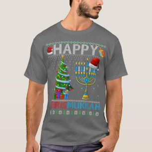 Happy Chrismukkah jüdische Weihnachten Hanukkah Ch T-Shirt