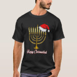 Happy Chrismukkah jüdische Weihnachten Hanukkah Ho T-Shirt<br><div class="desc">Happy Chrismukkah Jüdische Weihnachtszeit Hanukkah Holiday Chanukah T Shirt</div>