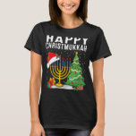 Happy Chrismukkah jüdische Weihnachten Hanukkah Ho T-Shirt<br><div class="desc">Happy Chrismukkah Jüdische Weihnachten Hanukkah Holiday Chanukah 3</div>