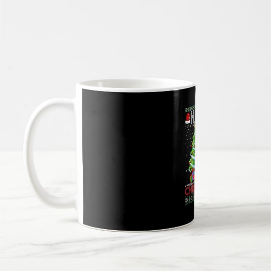 Happy Chrismukkah Jüdische Weihnachtszeit Hanukkah Kaffeetasse (Links)