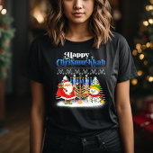 Happy Chrismukkah Jüdische Weihnachtszeit Hanukkah T-Shirt