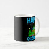 Happy Chrismukkah Santa Hat Christmas Hanukkah Sle Kaffeetasse (VorderseiteRechts)