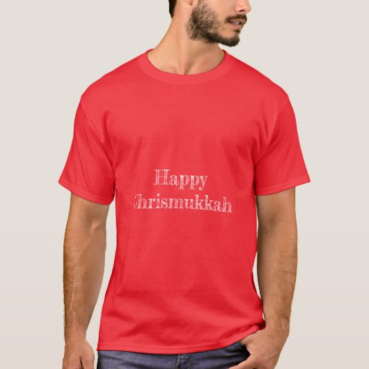 Happy Chrismukkah T - Shirt (Vorderseite)