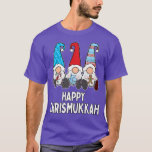 Happy Chrismukkah Weihnachten und Hanukkah Gnomes T-Shirt<br><div class="desc">Alles Gute zu Christusmukka Weihnachten und Hanukkah Gnomes .</div>