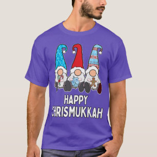 Happy Chrismukkah Weihnachten und Hanukkah Gnomes T-Shirt