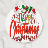 HAPPY CHRISTAMAS GESCHENKANHÄNGER (Rückseite)