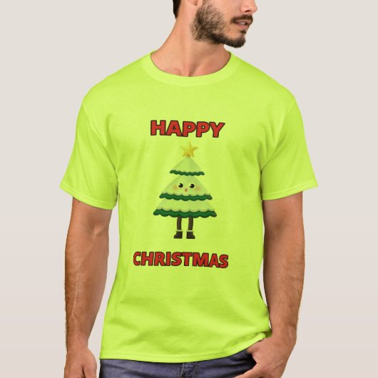 HAPPY CHRISTMAS-1-T - SHIRT (Vorderseite)