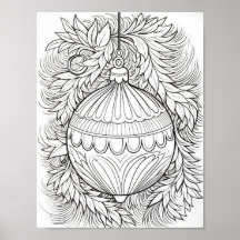 Happy Christmas Adult Coloring