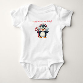 Happy Christmas Baby Body T-shirt Strampler