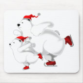 Happy Christmas Bears Mouse Pad Mousepad (Vorne)