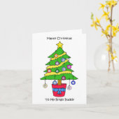 Happy Christmas Bingo Buddy Karte (Gelbe Blume)