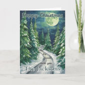 Happy Christmas Card from Our Family Karte (Vorderseite)