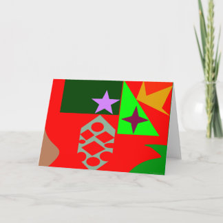 Happy Christmas Design Feiertagskarte