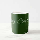 Happy Christmas – Festive Holiday Green Mug Kaffeetasse (Mittel)