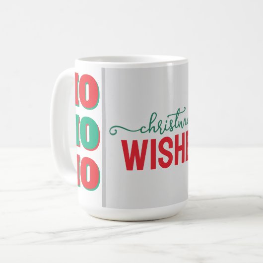 happy christmas festive mug-holiday gift 2025 kaffeetasse (Vorderseite Links)