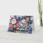 Happy Christmas Friends Cunny Card Karte (Vorderseite)