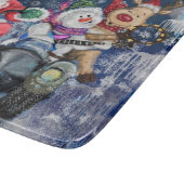 Happy Christmas Friends Cutting Board Schneidebrett (Ecke)