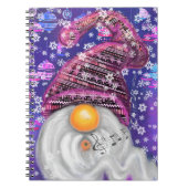 Happy Christmas Gnome Notebook Geschenk Notizblock (Vorderseite)