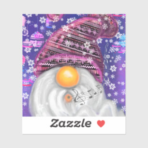 Happy Christmas Gnome Sticker