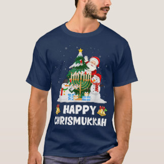 Happy Christmas Hanukkah Religious Holiday Funny C T-Shirt