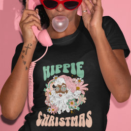 Happy Christmas Hippie Weihnachten T - Shirt