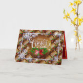 Happy Christmas Holiday Best Popular Geschenk Karte (Gelbe Blume)