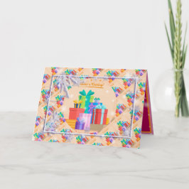 Happy Christmas Holiday Best Popular Geschenk Karte