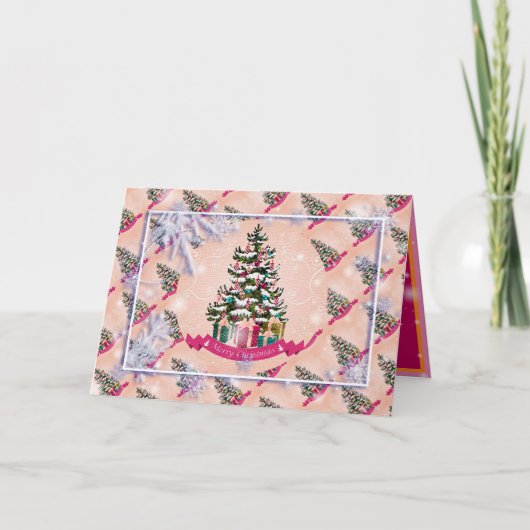 Happy Christmas Holiday Best Popular Geschenk Karte (Vorderseite)