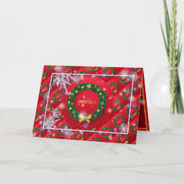 Happy Christmas Holiday Best Popular Geschenk Karte